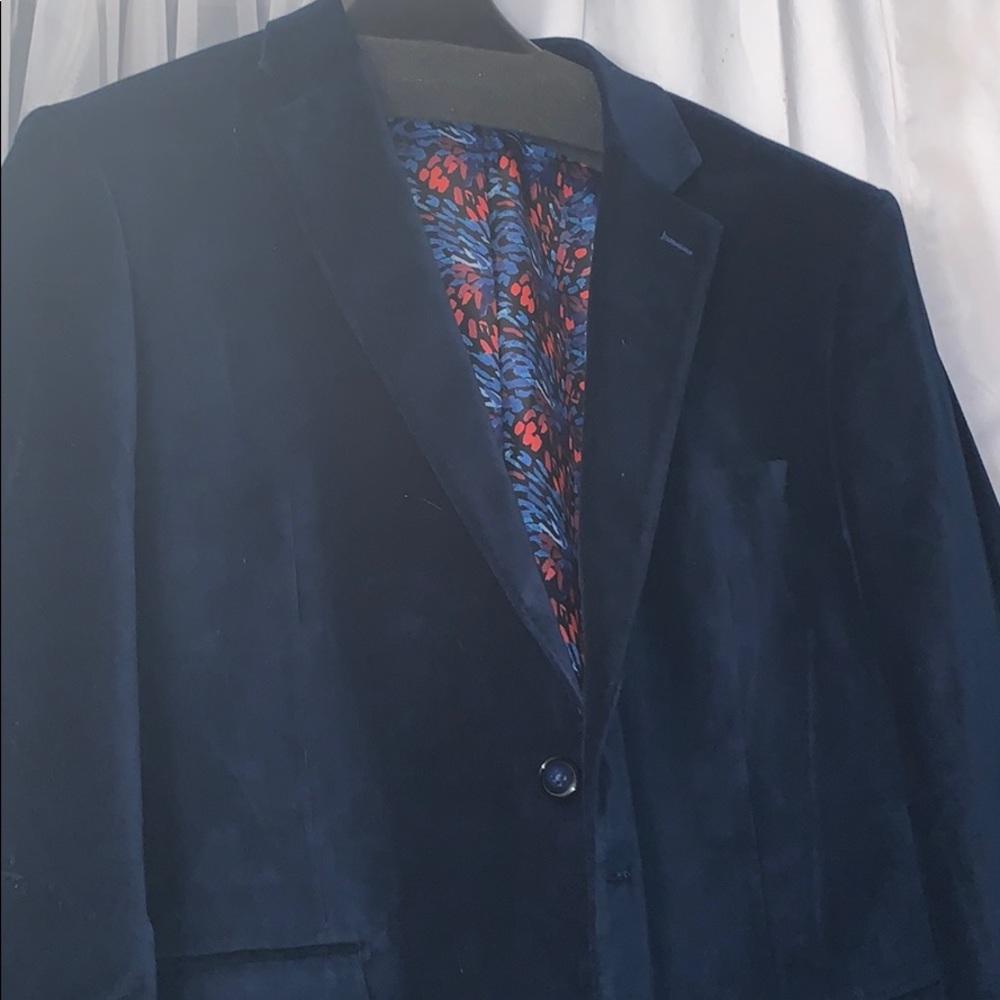 Nieman Marcus velvet suit jacket